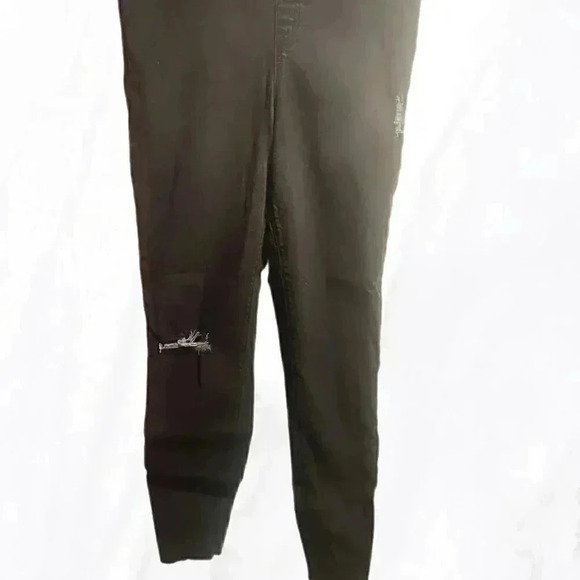 Spanx Vintage Distressed black Ankle Skinny Jeans L - Picture 2 of 4